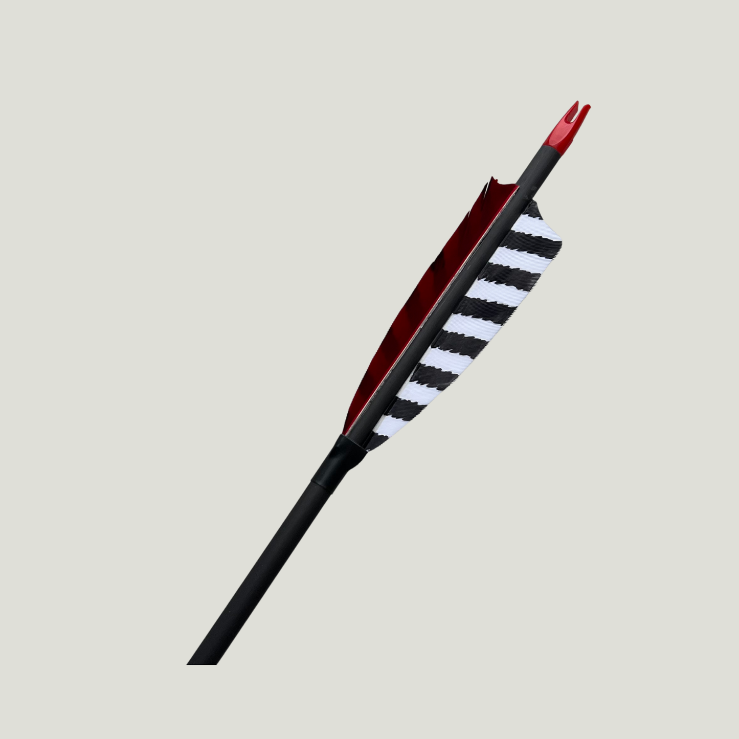 Black Hunter Traditional Carbon Feather Arrows