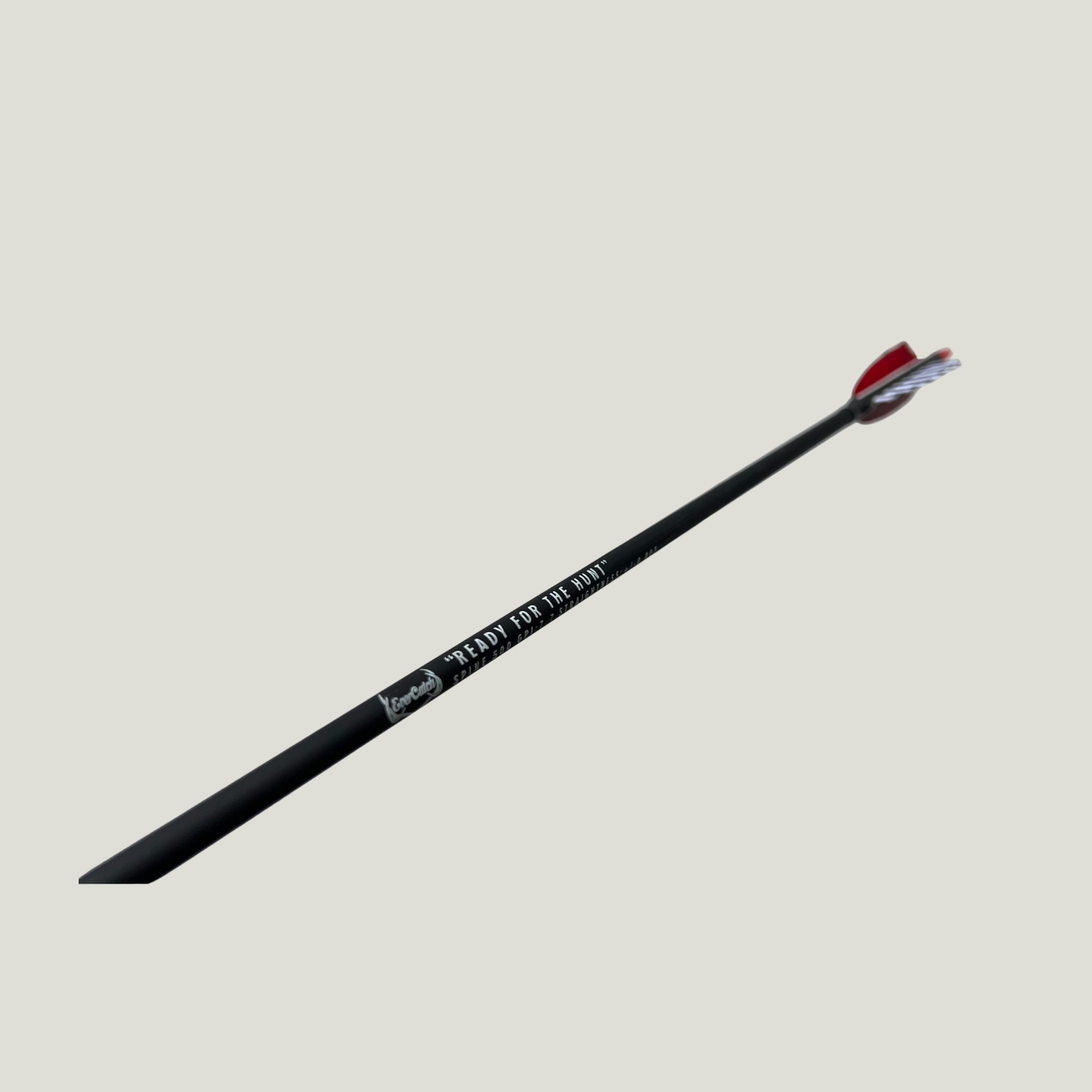 Black Hunter Traditional Carbon Feather Arrows