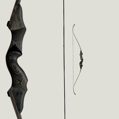 Black Hunter 60″ Take Down Recurve Bow – RH & LH