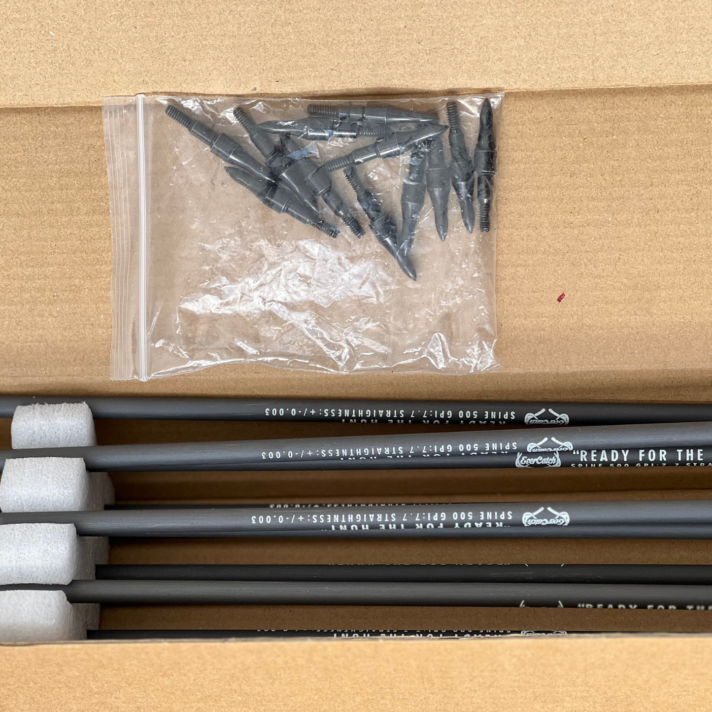 Black Hunter Traditional Carbon Feather Arrows